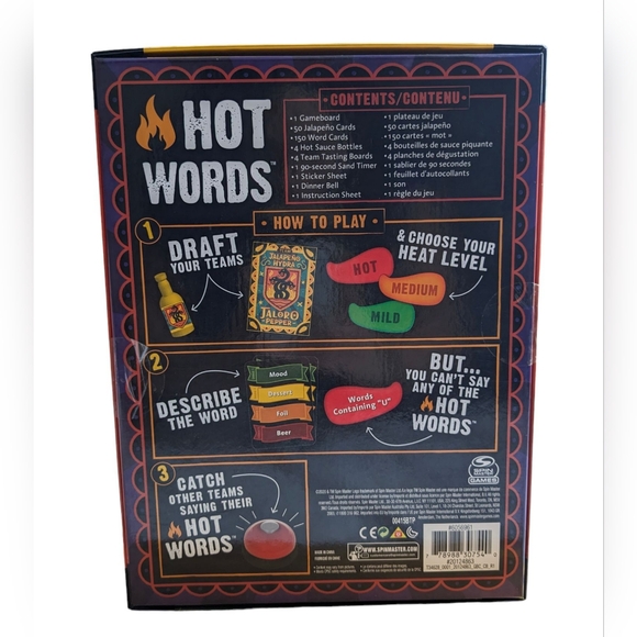 Spin Master Games Hot Words, Word Guessing Party Game, Board Game - Picture 8 of 8